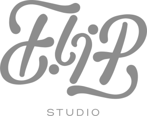 logo flip studio piccolo - grigio
